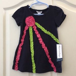 FINAL MARKDOWN Girls NWT Hartstrings Ruffled Tunic (2T)